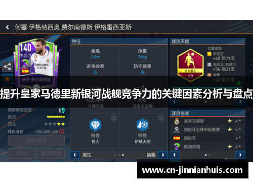 提升皇家马德里新银河战舰竞争力的关键因素分析与盘点